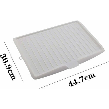 Premium Dish Drainer Plastic Dish Drainer Mat Dish Drainer Dish Rack Sink Side Drainer Sloped Draining Tray For Pots,.