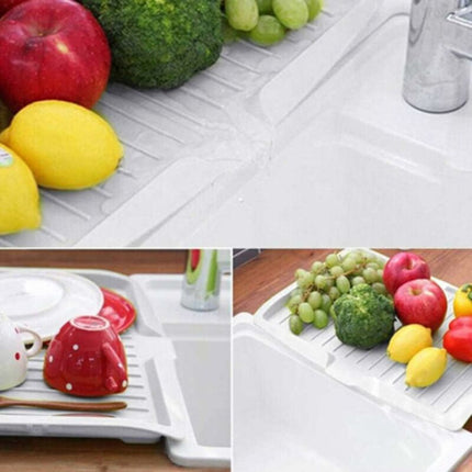 Premium Dish Drainer Plastic Dish Drainer Mat Dish Drainer Dish Rack Sink Side Drainer Sloped Draining Tray For Pots,.
