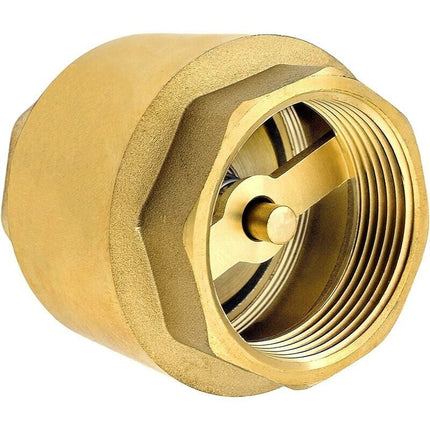 1 Inch Brass Check Valve High Quality Heavy Duty Rustproof Leakproof For Pump, Fountain, Washing Machine, Garden, Rain.