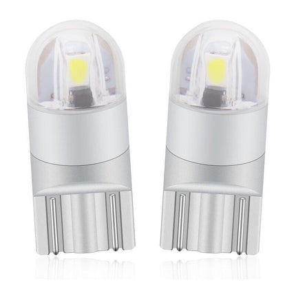 T10 W5W LED Side Marker Light 12V 6000K White 168 194 LED Turn Signal Light For Car Motorcycle License Plate Light Bulb.