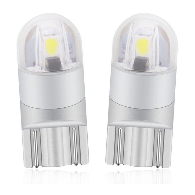 T10 W5W LED Side Marker Light 12V 6000K White 168 194 LED Turn Signal Light For Car Motorcycle License Plate Light Bulb.