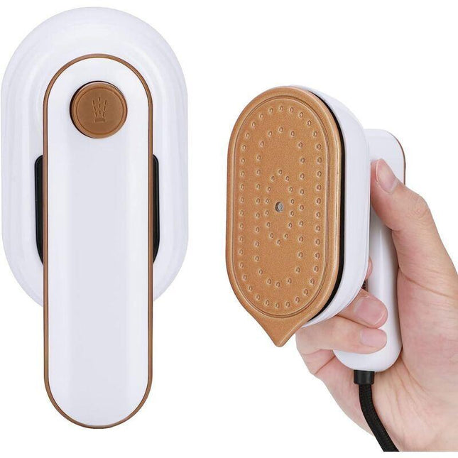 Steam Iron: Travel Iron - Mini Iron - 20S Fast Heat-Up - 50Ml Water Tank - Wet And Dry For Home And Travel - White.