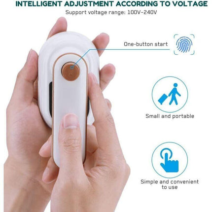 Steam Iron: Travel Iron - Mini Iron - 20S Fast Heat-Up - 50Ml Water Tank - Wet And Dry For Home And Travel - White.