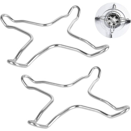 2 pcs Stainless Steel Gas Hob Reducer For Gas Hob, Hob, Hob, Hob, Trivet, Wok Holder, Gas Pot.