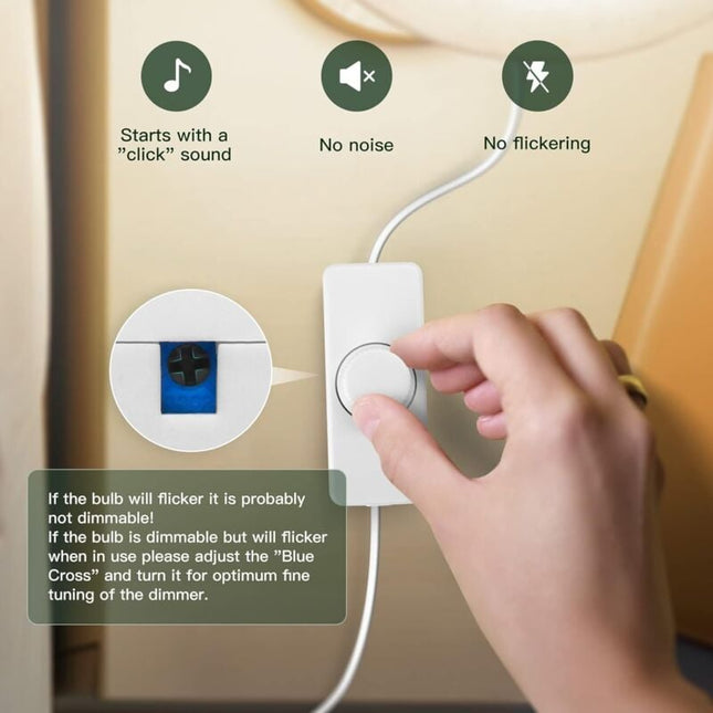 3W-100W LED LED Dimmer Switch & 220-240V ROtary Dimmer With Smart Dimmable Knob For Dimmable LED Lights And More..
