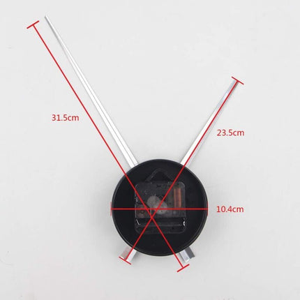 Large Wall Clock - 3D Needles - Quartz Mechanism Clock - Diy Crafts - Home Decor.