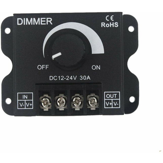 LED Dimmer Controller 12V 24V 30A Pwm Dimmer 360W For LED Strips Or LED Light.