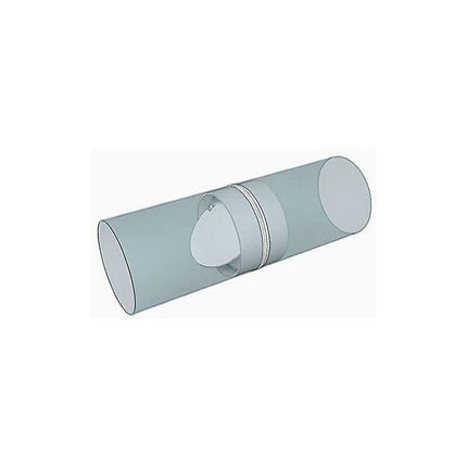 Ø 100Mm Connection With Non-Return Valve ROund Ventilation Pipe Ø 100Mm.