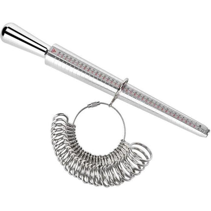 Ring Sizer 41-76 Finger Size Gauge Ring Sizer Tool With 3 Measuring Scales (Eu, Us, Uk).