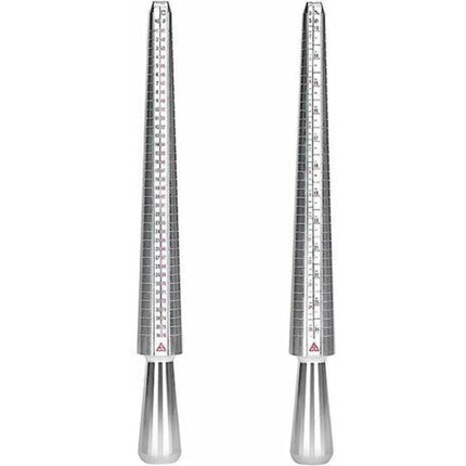 Ring Sizer 41-76 Finger Size Gauge Ring Sizer Tool With 3 Measuring Scales (Eu, Us, Uk).