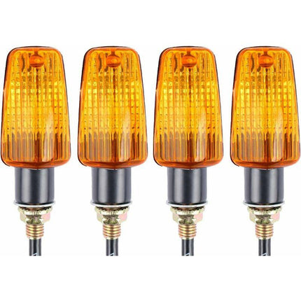 4 pcs Motorcycle Indicators Turn Signals 12V Waterproof Universal For Motorcycle Scooter Quad Cruiser Off ROad.