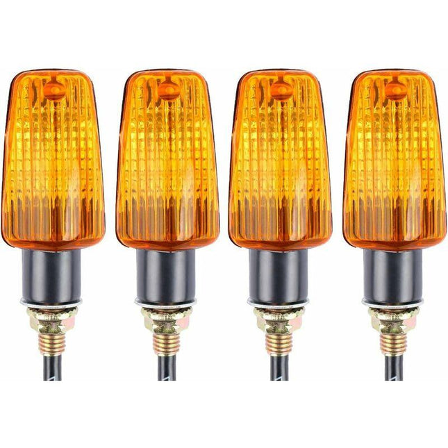 4 pcs Motorcycle Indicators Turn Signals 12V Waterproof Universal For Motorcycle Scooter Quad Cruiser Off ROad.