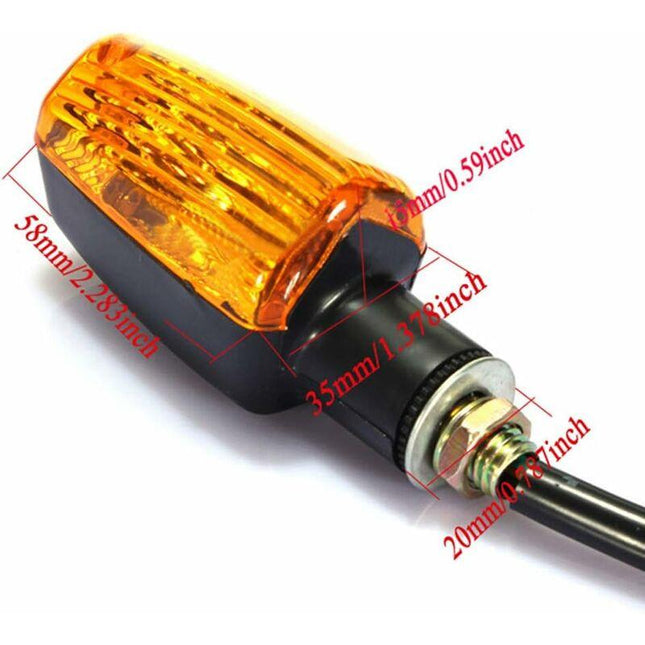 4 pcs Motorcycle Indicators Turn Signals 12V Waterproof Universal For Motorcycle Scooter Quad Cruiser Off ROad.