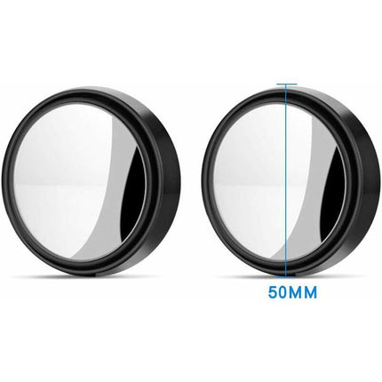 2 pcs 360° ROtation Blind Spot Mirrors, Hd Wide Angle Rear View Mirrors With 3M Self-Adhesive Blind Spot Mirror.