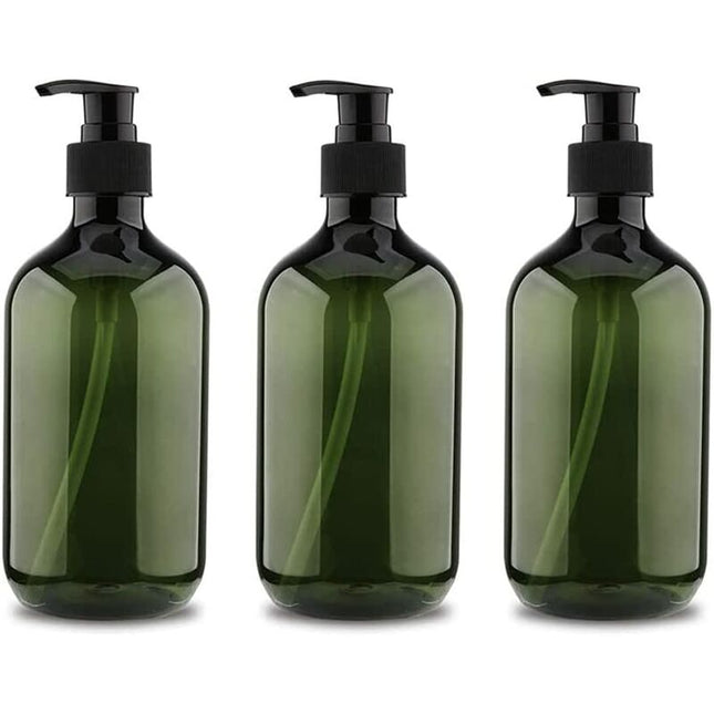 3 pcs 5Ooml Pump Bottles, Shampoo Bottle, Refillable Liquid Dispensers Dispenser Bottle, Empty Refillable Pump.