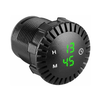 Car LED Clock Touch Clock Waterproof Car Digital Clock 12V/24V Mini LED Digital Clock Mini Motorcycle Clock Diameter.