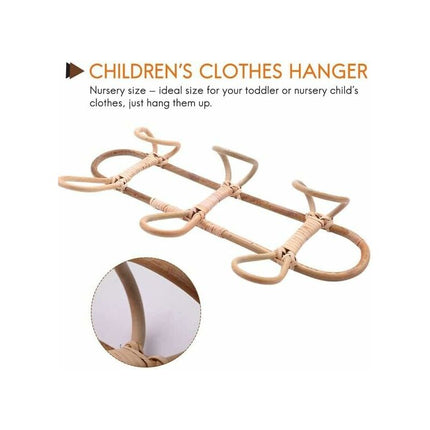 Rattan Wall Hooks Wall Coat Rack Wall Hook For Kids Clothes Hats And Clothing.