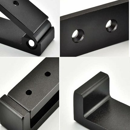 4 Pack Foldable Wall Hooks - Invisible Coat Hooks, Aluminum Wall Hook, Aluminum Alloy Wall Hanging Hook 90° Foldable.