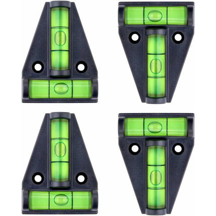 Spirit Level, Small T-Shaped Magnetic Spirit Level With 2 Leveling Bubbles. 4 pcs Set, Rv Accessories, Stabilizers,.