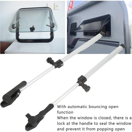 Caravan Window DAmper, Aluminum Alloy 310-435Mm 1 Pair Motorhome Window Support ROds For Camper Trailers.