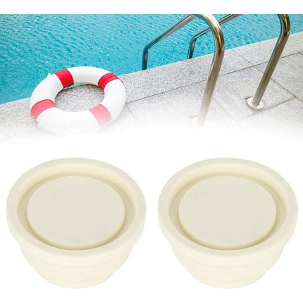 Rubber Pool Ladder Bumpers, Set Of Two White Ladder Bumpers For Pool Ladders….