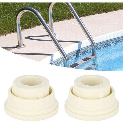 Rubber Pool Ladder Bumpers, Set Of Two White Ladder Bumpers For Pool Ladders….