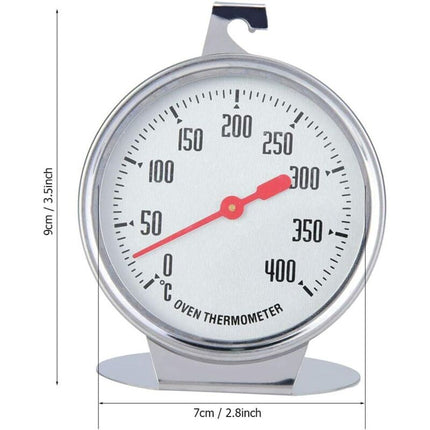 Oven Thermometer, Stainless Steel Instant Read Oven Grill Monitoring Thermometer Kitchen Thermometer For Cooking.