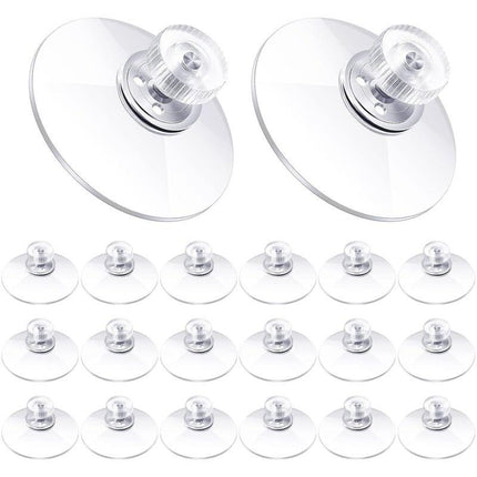40Mm Plastic Suction Cups Clear Pvc Suction Cup Strong Adhesive Suction Holder With Screw Nut For Car Shade Cloth Glass.