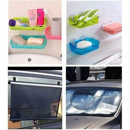 40Mm Plastic Suction Cups Clear Pvc Suction Cup Strong Adhesive Suction Holder With Screw Nut For Car Shade Cloth Glass.
