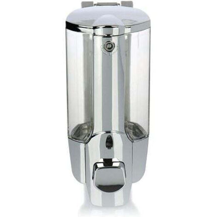 2X Wall Mount Soap Dispenser - Wall Mounted Soap Dispenser, Refillable - Soap Dispenser For Shower Gel And Shampoo.