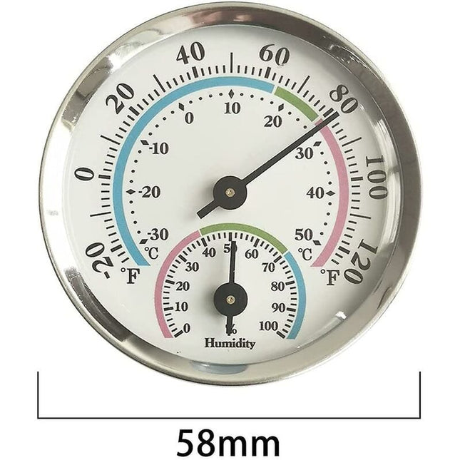 Thermo Hygrometer, Temperature Hygrometer, Indoor Thermometer And Indoor Hygrometer, For Indoor Or Outdoor, High.