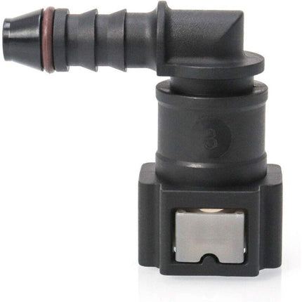 2 pcs Car Fuel Line Connector, Fuel Line Connector, 90 Degree Quick Connector, Plastic 7.89Mm Id6 Connector.