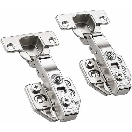 Soft Close Cabinet Hinges 35Mm Cupboard Door Hinge 110 Degree Full Overlay Furniture Hinge With Installation Screws, 1.