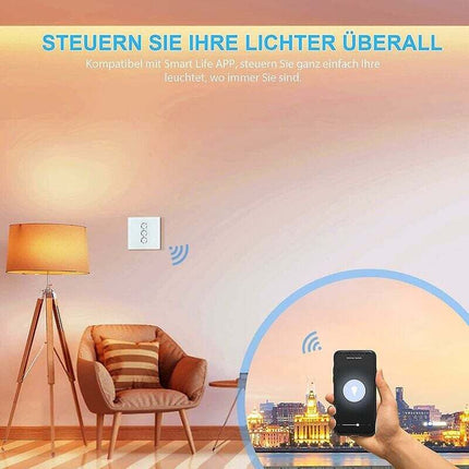 LED Dimmer Switch, Wifi Light LED Dimmer Switch Percentage Function With Timing Function, Wlan Voice App Control.
