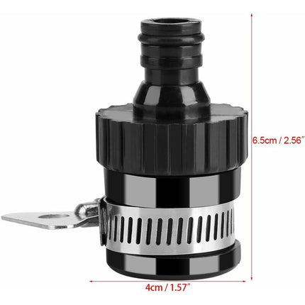 Universal Adjustable Faucet Connector Garden Hose Connector Adapter For Gardening Kitchen Car Washing Cleaning.
