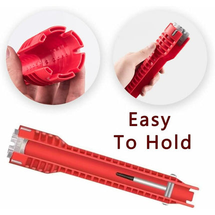 8 In 1 Multifunction Faucet Wrench Sink Faucet Installer And Sink Installation Tool For Toilet.