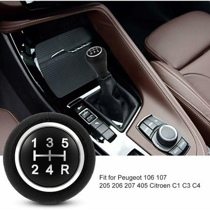 5 Speed Gear Shift Knob For Peugeot 106 107 205 206 207 405 Cit-ROen C1 C3 C4.