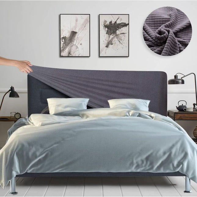 Stretch Headboard Covers Washable Padded Headboard Cover Dustproof Jacquard Protective Cover For Single Double King.