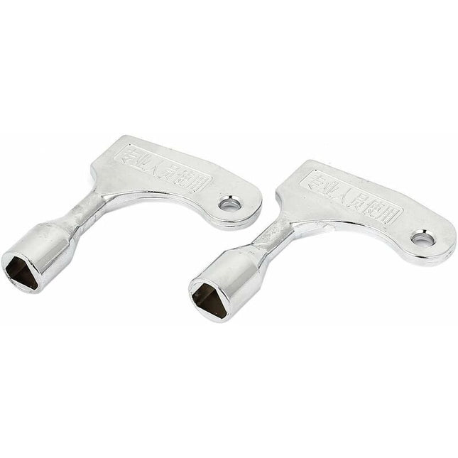 2 pcs Triangle Keys For Elevator Emergency Quick Release For 9Mm Lock.