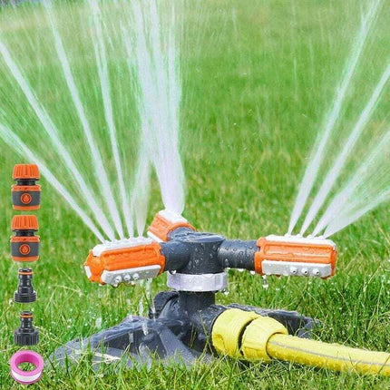 Garden Sprinkler, Automatic Garden Watering Irrigation System, Large Area Covering 360° ROtating Sprinkler For Lawn,.