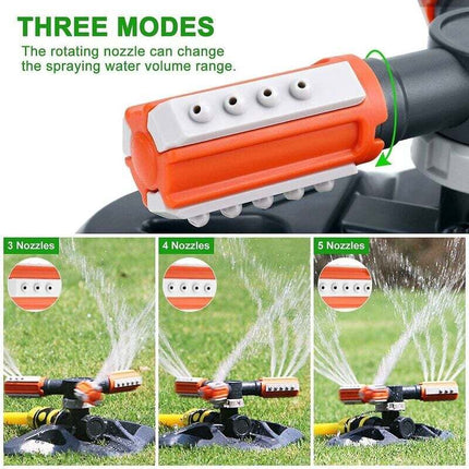 Garden Sprinkler, Automatic Garden Watering Irrigation System, Large Area Covering 360° ROtating Sprinkler For Lawn,.