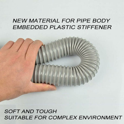 Bathtub Sink Drain Hose Flexible And Expandable, 58Mm Bold Single Interface Kitchen Sink Drain Hose 60Cm Long.