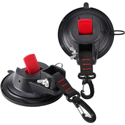 2 pcs Strong Car Anchor Suction Cups With Hook Fixing For Car Side Awning, Boat, Camping, Tarp, Tents, Luggage, Tarps.