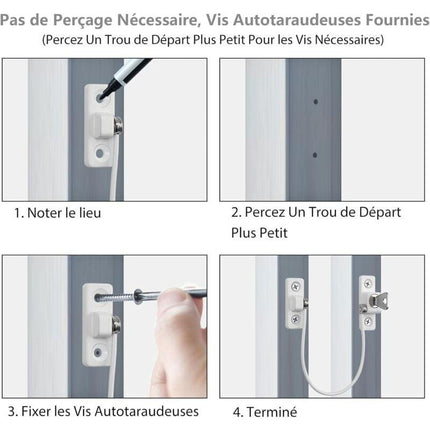 Child Window Safety, 2 pcs Zinc Alloy Child Window Protection Pvc Child Safety Window Lock With Screws And Keys,.