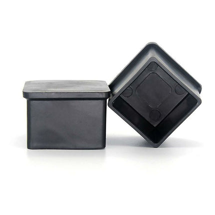 Square Rubber Caps - 30Mm - For Chairs, Tables, Furniture Legs.