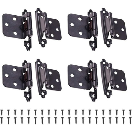 8 Pieces Stainless Steel Hinge, Cupboard Door Hinge With Screws, Stainless Steel Furniture Hinge, For Door Hinges,.