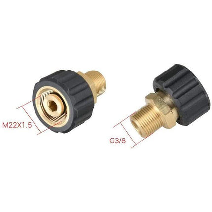 Nozzle Fitting Adapter High Pressure Washer Accessories - M22F G3 / 8F.