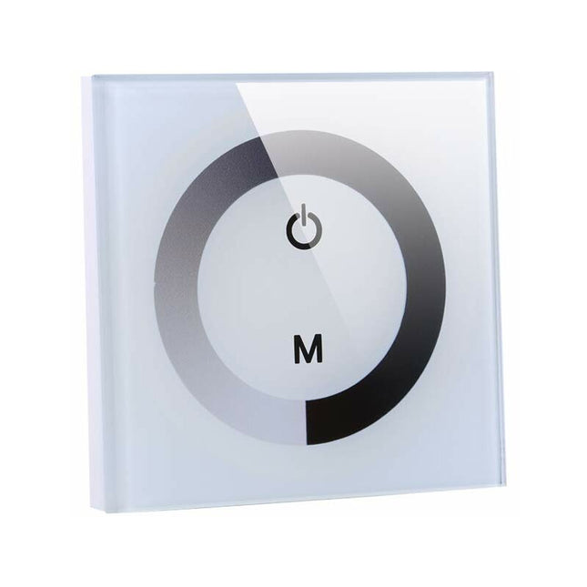 Wall Touch Light Switch, LED Light Dimmer Brightness Controller, Single Color Touch Panel For LED Strip Light.