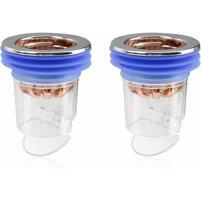 Anti-Odor Valve, 2 pcs Anti-Odor Shower Plug, Anti-Odor Shower Plug For Shower Floor, Deodorizing Core For Balcony,.