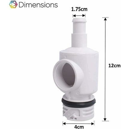 D29 Uwf Quick Disconnect Adapter And Pressure Control Valve 9-100-9002 Compatible With Polaris 180280380 Automatic Pool.